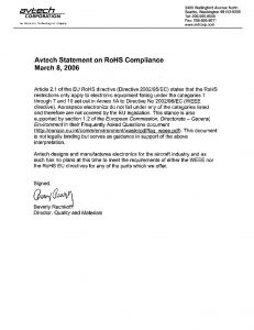 thumbnail of Avtech_ROHS_Compliance